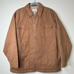 Good American Jacket Women’s Size XS (GA 0) Brown Utility Oversize New